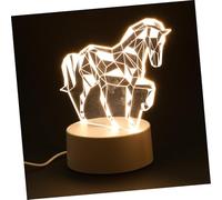 FUTUREORYY Lampe de Chevet Cheval LED USB Lumineuse Ambiance Douce Décoration Chambre Garçon Fille Adulte