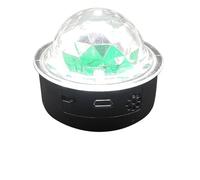 FUTUREORYY Lampe Scène LED Rgb à Commande Vocale Lumière Fête Boule Disco Colorée Mini Projecteur Portable pour Soirée Dj Ktv Bar USB Rechargeable Effet Lumineux Passionnant