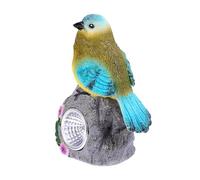 FUTUREORYY Lampe Solaire Jardin Résine Oiseau Décoratif LED Éclairage Extérieur Intérieur