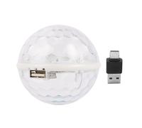 FUTUREORYY Lampe Stroboscopique USB LED Boule Facette Lumineuse Multicolore pour Soirée Danse Karaoké Fête Maison