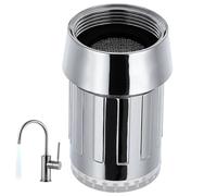 FUTUREORYY LED Robinet Lumineux Couleur Changeante Embout Robinet Abs avec Connecteur Adaptable pour Cuisine et Salle de Bain Lumière Activée par Pression Eau Installation Facile