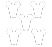 FUTUREORYY Lot de 10 Crochets en Acier Inoxydable pour Levage et Retrait de Grille de Vidange, Outils Compacts pour Nettoyage et Débouchage de Canalisations, Accessoire Pratique