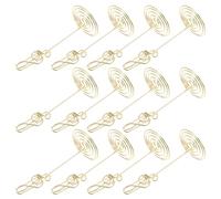 FUTUREORYY Lot de 12 Clips Porte-Cartes de Note de Musique Dorée, Supports Photo de Table Verticaux Multifonctions pour Marque-Places, Décorations Mariage et Bureau, Porte-Noms Compacts