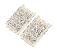 FUTUREORYY Lot de 15 Rouleaux de Bénédiction Juive Casher pour Mezouza, Parchemin Hébraïque de 7,5 Cm Anneau Argenté, Décoration Intérieure Spirituelle pour Porte et Maison Juive