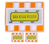 FUTUREORYY Lot de 3 Diapasons pour Guitare 6 Tons à Usage Acoustique et Électrique, Diapason D'accordage Précis 6 Trous, Accessoire D'accordage Musical Portable pour Guitaristes et