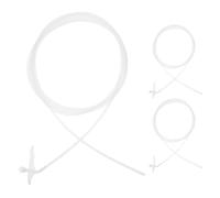 FUTUREORYY Lot de 3 Rallonges de Tuyau de Mousse Expansive en Polyéthylène 3M pour Pistolet à Calfeutrer Tube de Pulvérisation Époxy de Rechange Buse à Mousse DIY pour Calfeutrage