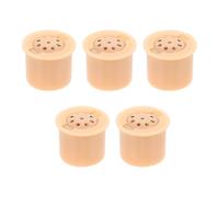 FUTUREORYY Lot de 5 Boîtes à Musique Rondes en Plastique, Composants Sonores pour Jouets, Accessoire pour Création Musicale, Mini Générateur de Sons pour Peluches et Poupées, Usage Ludique