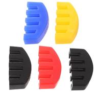 FUTUREORYY Lot de 5 Sourdines Universelles en Caoutchouc pour Violon, Petite Sourdine de Pratique Silencieuse, Couleurs Variées, pour Entraînement à Domicile et Orchestre