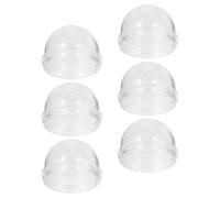 FUTUREORYY Lot de 6 Bouchons de Tunnel pour Hamster en Plastique Blanc, Dimensions 6 X 6 X 4,5 Cm, Accessoires pour Tubes D’Extension de Cage à Hamster, Butée Sécurisée pour Tunnel