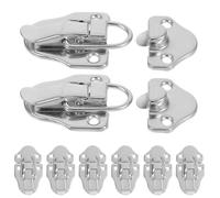 FUTUREORYY Lot de 6 Fermoirs Métalliques Style Rétro pour Boîtes à Bijoux en Bois, Mécanisme de Verrouillage Fiable, pour Coffrets de Rangement Privés