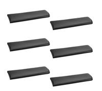 FUTUREORYY Lot de 6 Manchons Protège-poignée en Pvc Noir pour Vanne à Bille, Taille 3x30x100 Mm, Manchon Antidérapant et Rembourré pour Robinetterie, Cuisine, Salle de Bains et