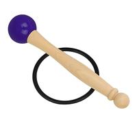 FUTUREORYY Maillet Bol Chantant Cristal Bois avec Anneau Caoutchouc Antidérapant Baguette Méditation pour Instruments Percussion Accessoire Protecteur Polyvalent pour Bols