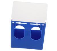 FUTUREORYY Mangeoire Multifonction Résistante à l'usure en Plastique pour Pigeons, Deux Trous, Taille Standard, pour Cages à Oiseaux Domestiques, Accessoire Pratique pour Couleur Aléatoire