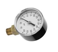 FUTUREORYY Manomètre Pression Eau pour Filtre Piscine Jauge Hydraulique Psi avec Npt Outil Pratique pour Spa et Pompe Piscine Robuste