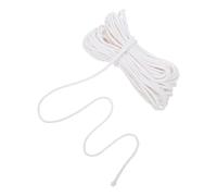 FUTUREORYY Mèche Ronde en Coton 3Mm X 15M pour Lampe à Huile, Mèche de Remplacement Absorbante Compatible Lampes à Pétrole, Beurre et Paraffine, Usage Intérieur et Extérieur, Kit de 15