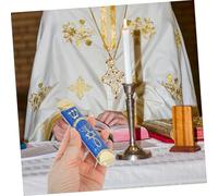FUTUREORYY Mezuzah Doré avec Parchemin Décoration Juive pour Cadre de Porte Cadeau Pratique pour Hanoukka et Bénédiction Religieuse