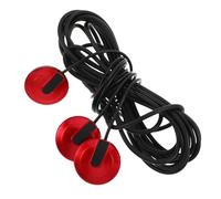 FUTUREORYY Micro pour Guitare Acoustique Adhésif sans Perçage Prise Jack 6,35 Mm, Capteur Piezo 3 Pastilles, Haute Sensibilité, Compatible Ukulélé et Kalimba, Accessoire Pratique