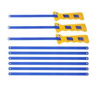 FUTUREORYY Mini Scie à Main 30 Cm Poignée Plastique Ergonomique, 3 Cadres 9 Lames Multifonctions, Outil de Coupe Portatif pour Jardinage, Élagage et Bricolage de Précision