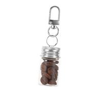 FUTUREORYY Mini Verre Flacon Porte-clés Verre Transparent pour Petit Bocal à Souhaits Portable pour DIY Breloque Charmeuse pour Décoration et Accessoires de Voyage
