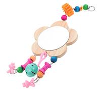 FUTUREORYY Miroir pour Poulet Suspendu Accessoire pour Poules et Stimulation Intellectuelle et Divertissement pour Animaux de Compagnie Couleur Aléatoire