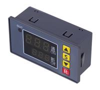 FUTUREORYY Module Relais Temporisé Numérique Programmable Dc avec Affichage Double Minuterie Multifonctionnelle pour Contrôle de Commutation Adapté Usage Domestique et Industriel