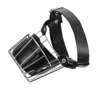 FUTUREORYY Muselière pour Chien Acier Inoxydable Ajustable pour Chiens Petits et Moyens Confort Respirant pour Éviter Morsures et Aboiements Accessoire Pratique pour Entraînement et