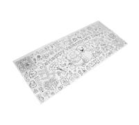 FUTUREORYY Nappe à Colorier pour Garçon Fille Et Adultes Activité De Saint-Valentin Décoration De Fête Romantique avec Illustrations De Cœurs Et Ours