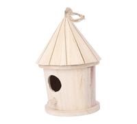 FUTUREORYY Nid Oiseau Suspendu Fait Main Forme De Tour pour Petits Oiseaux Lit Créatif pour Salon Jardin Extérieur Accessoire pour Canaris Perroquets