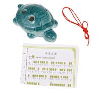 FUTUREORYY Ocarina Tortue Porcelaine Blanche Ac Moyen pour Débutants Instrument à Vent Portable et Naturel Facile à Jouer