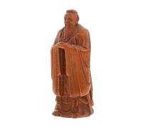 FUTUREORYY Ornement Confucius Sculpté Décoration de Bureau Unique de Stable et Cadeau pour Maison et Bureau