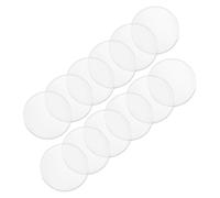 FUTUREORYY Patins De Protection Anti-entretoise en Caoutchouc Transparent 20mm x 3mm Sécuritaire Amortisseur pour Lave-Tables en Verre Meubles en Bois Rouge 12 Pièces Usage Domestique