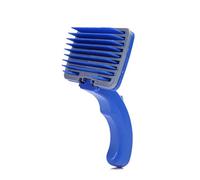 FUTUREORYY Peigne de Toilettage pour Chiens Plastique Bleu Petit Format Anti-nœuds et Poils Morts Stimule la Peau Follicules pour Chiens et Chiots