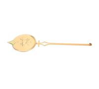 FUTUREORYY Pendule Murale Métal Doré pour Horloge à Quartz de Rechange Pendule DIY Mouvement Pendulaire pour Réparation Horloges Murales