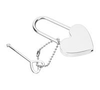 FUTUREORYY Petit Cadenas à Clé de Cœur Petit Cadenas pour Bagages et Casier Rose Serrure de Casier Romantique pour Voyage Boîte à Bijoux Agenda Accessoires Couple Amoureux