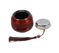 FUTUREORYY Petite Urne Funéraire Céramique Rouge pour De Et Chiens Urne Commémorative Décorative pour Animaux De Compagnie Souvenirs