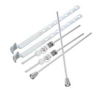 FUTUREORYY Pièces de vidange d'évier 2 sets : tige de levage en fer avec résistance à l'usure, kit pour bonde extractible de lavabo à poser, adapté pour maison et salle de bain, boule 1,35