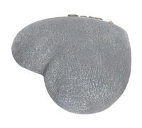 FUTUREORYY Pierre Commémorative de Cœur pour Animaux de Compagnie, Monument Funéraire en Résine Résistante à L’Eau, Taille Moyenne, pour Jardin et Extérieur, Souvenir pour Chien Disparu