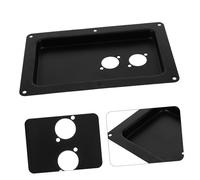 FUTUREORYY Plaque Arrière Haut Parleur pour Boîtiers Audio Panneau Métallique de Rapide pour Systèmes Sonores Domestiques et Scènes Professionnelles
