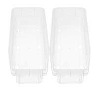 FUTUREORYY Plateaux à médicaments de comptoir en Plastique Blanc - Lot de 2 bacs Peu encombrants avec accès Frontal pour Organisation en Pharmacie et Situations d'urgence