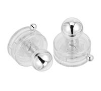 FUTUREORYY Poignée de Porte Vitrée à Ventouse Transparente, Lot de 2, Forte Adhérence, Compatible Fenêtres, Armoires, Réfrigérateurs, sans Perçage, pour Usage Domestique et Salle de