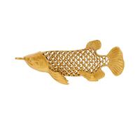 FUTUREORYY Poisson Décoratif Décoration pour Animaux De Compagnie De Thé Kongfu Ornement Traditionnel Chinois Modèles Réalistes Petit Ornement De Poisson Golden