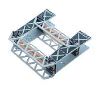 FUTUREORYY Pont Bois pour Train Accessoire Éducatif pour Garçon Fille Compatible Kits de Trains de Pont Bois Favorise Imagination et Raisonnement