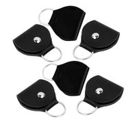 FUTUREORYY Porte-médiator en Cuir PU Léger et Délicat Porte-clés, Étui Portable pour 6 Médiators, pour Voyage et Usage Extérieur