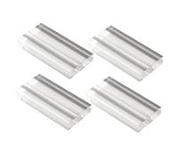 FUTUREORYY Porte-Numéros de Table et Porte-Cartes en Acrylique Transparent 4 Pièces pour Enterrements de Vie de Jeune Fille et Fêtes Support Photo