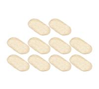 FUTUREORYY Protecteurs de chevalet pour violon 10pcs en peau de mouton beige, coussinets antidérapants pour performances intenses et maintien instrument à cordes