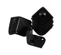 FUTUREORYY Protections d'angle Triangulaires Support Métallique Lot de 16 Renforçant et Protégeant Les Coins en Fer Noir pour Boîtes et Flight Case