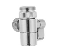 FUTUREORYY Répartiteur de Conduite D'eau en Cuivre Certifié, Adaptateur Robinet-tuyau Réglable, Compatible Lave-linge et Évier Cuisine, Raccord Extérieur Pratique, Usage Domestique,