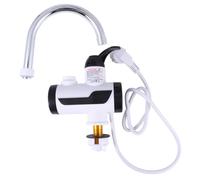 FUTUREORYY Robinet d'Eau Chaude Électrique à Affichage Numérique Robinet de Lavabo la Cuisine avec Alimentation 220V Système de Contrôle Précis Installation Murale Adapté Usage