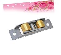 FUTUREORYY Roulette Double Galet pour Fenêtre Coulissante Roulettes Laiton Accessoire pour Porte et Baie Vitrée Système Coulissant Facile et Pratique