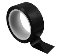 FUTUREORYY Ruban Adhésif Occultant Noir en Pet Résistant la Chaleur, Facile à Installer, pour Bureaux et Maisons, Bande Isolante pour Écran et Usage Extérieur